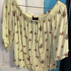 over the shoulder shirt